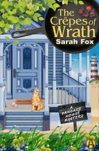 A porch with a cat