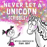 Never Let A Unicorn Scribble Cover