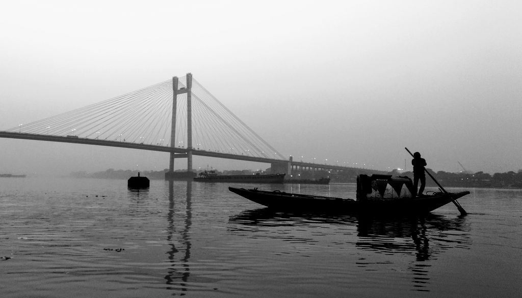 Kolkata, boat on river Hooghly. Photo by Narasimha Kulkarni. Used with permission