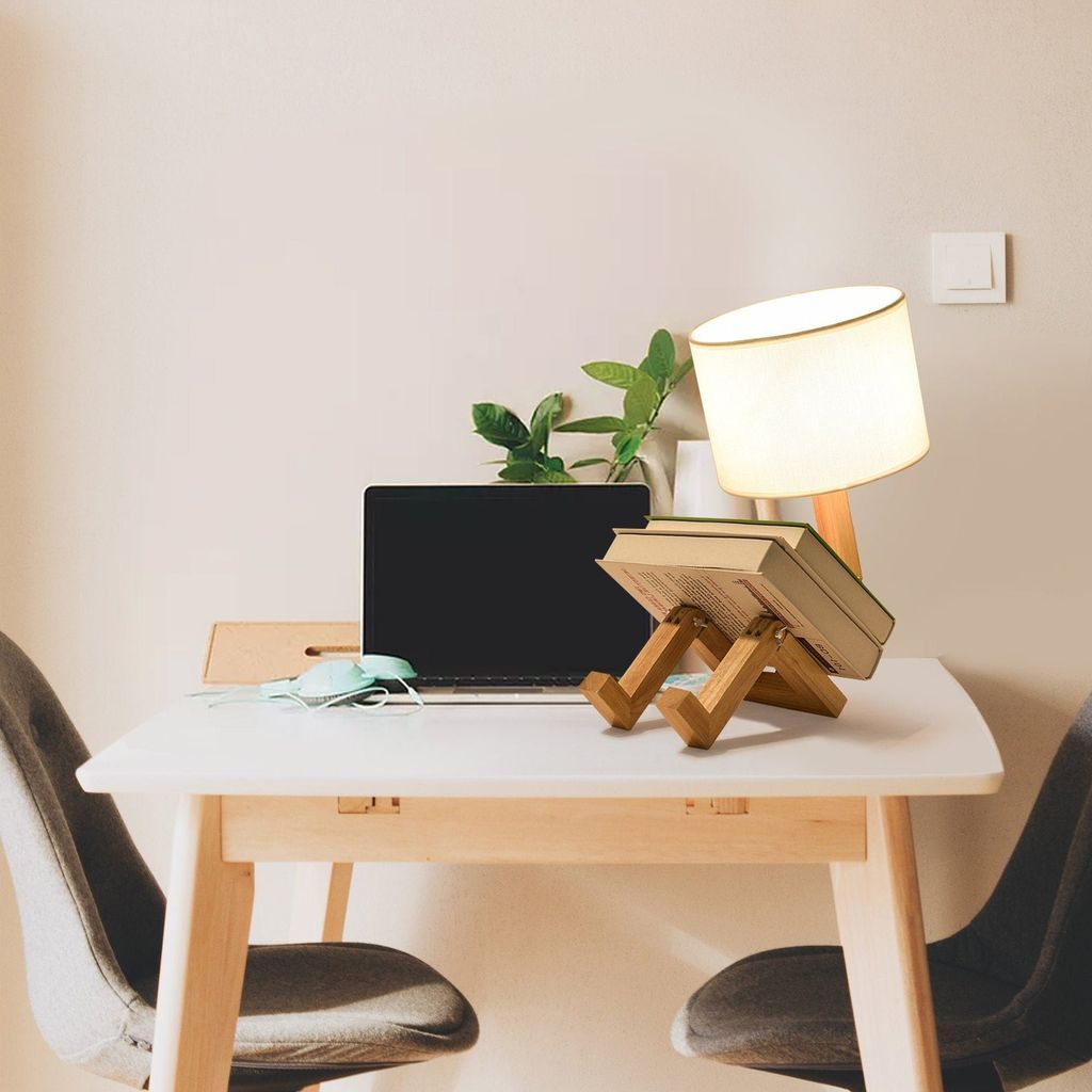 Bedside Lamp with Mini Shelf