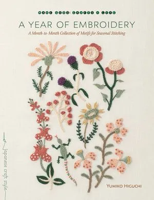Book cover image of A Year of Embroidery