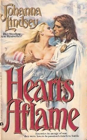 Hearts Aflame cover, featuring Fabio