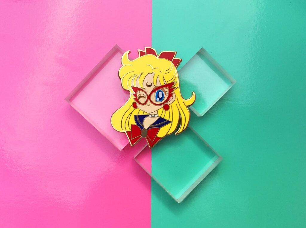 Sailor V enamel pin