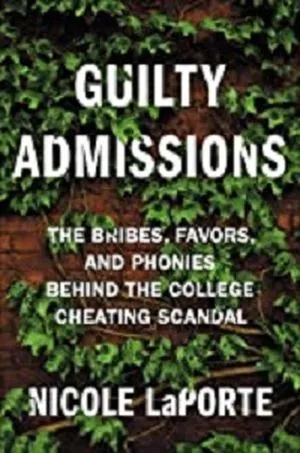 cover of Guilty Admissions, which shows ivy covering a brick wall