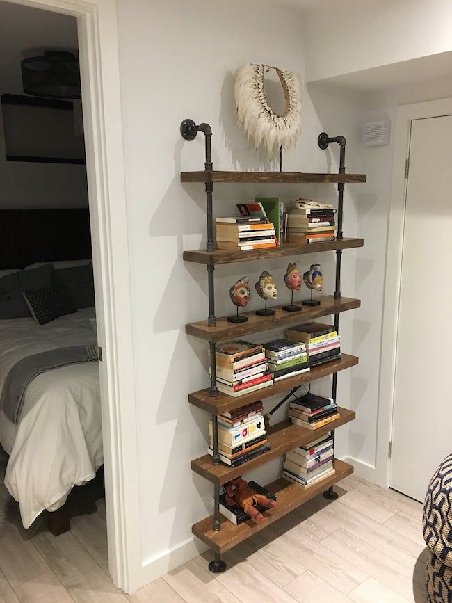 Industrial bookcase