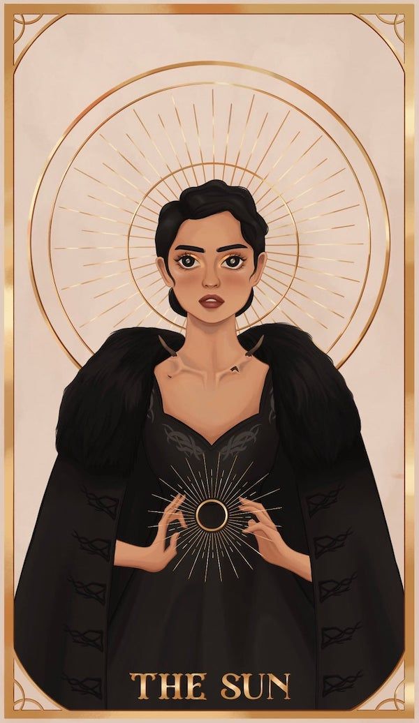 Alina Sun Summoner Tarot sticker