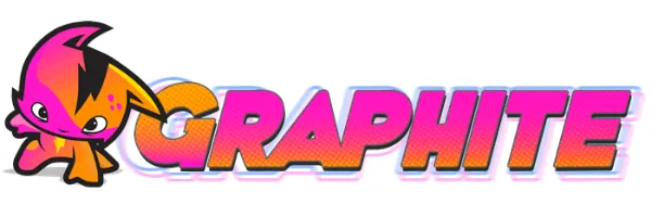Orange and Pink Graphite Comics Logo Image https://www.graphitecomics.com/register AND https://www.facebook.com/graphitecomics/photos/a.525908858082520/348905935782814 (edited into composite in canva)