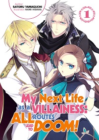 My Next Life as a Villainess 1 cover - Satoru Yamaguchi