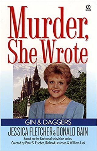 cover of murder she wrote tie-in novel gin and daggers