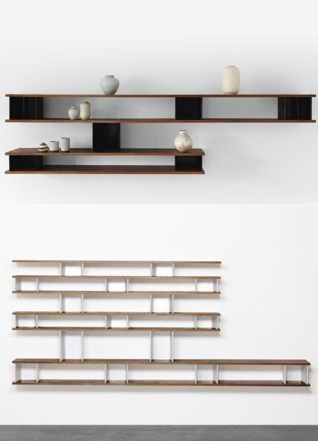 2 CHARLOTTE PERRIAND bookshelves