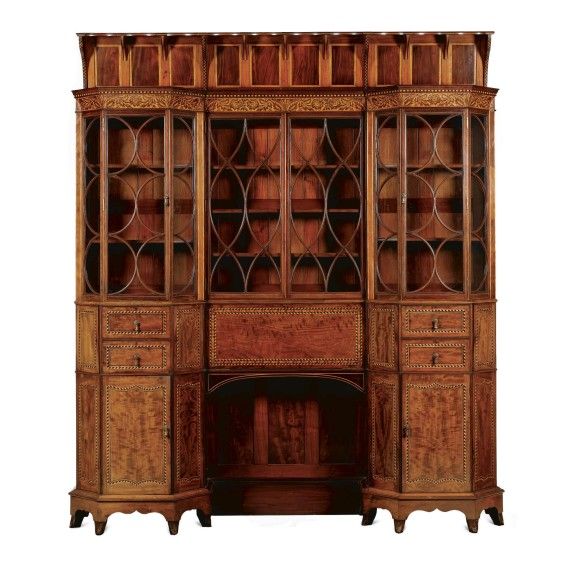 mahogany bookcase