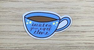 Cup of stars sticker