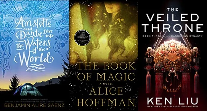 Collage of three new Fall 2021 audiobook releases