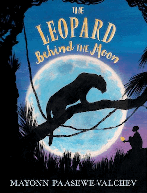 Book cover of The Leopard Behind the Moon