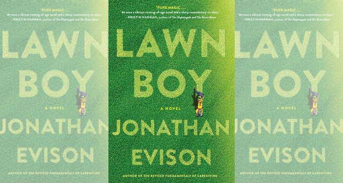 three Lawn Boy covers side by side