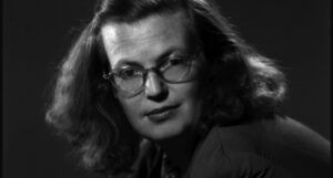 black and white image of Shirley Jackson