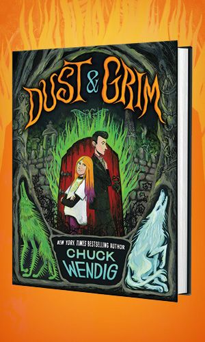 Book cover of DUST & GRIM by Chuck Wendig