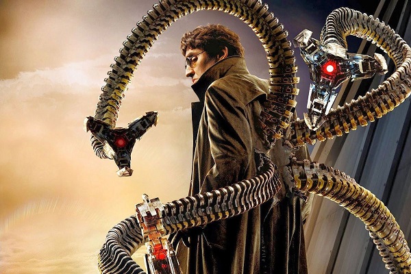 Promotional poster image of Doctor Otto Octavius / Doctor Octopus from 'Spider-Man 2' (2004)