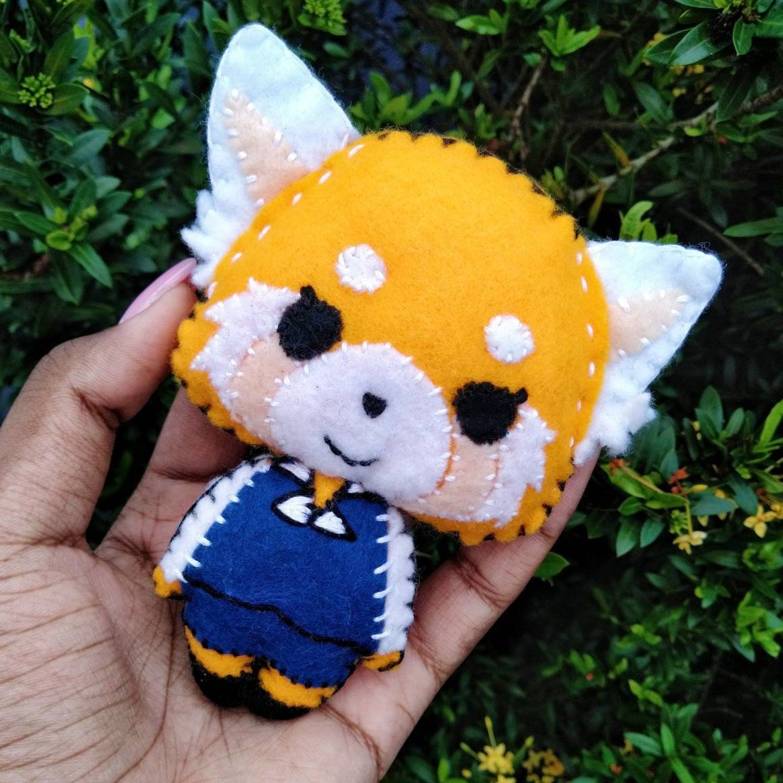 Agrretsuko felt toy image