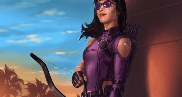 illustration of Hawkeye kate bishop comic