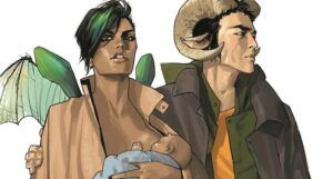 cropped cover of Saga Volume 1