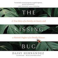 A graphic of the cover of The Kissing Bug