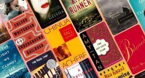 collage of several historical fiction book covers