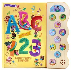 ABC and 123 Learning Songs book cover