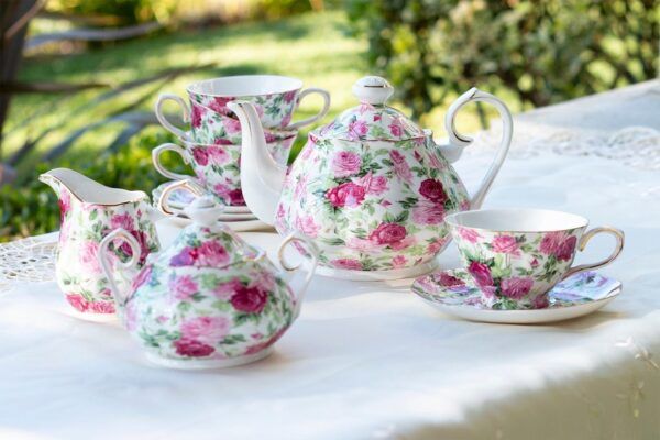 Chintz tea set