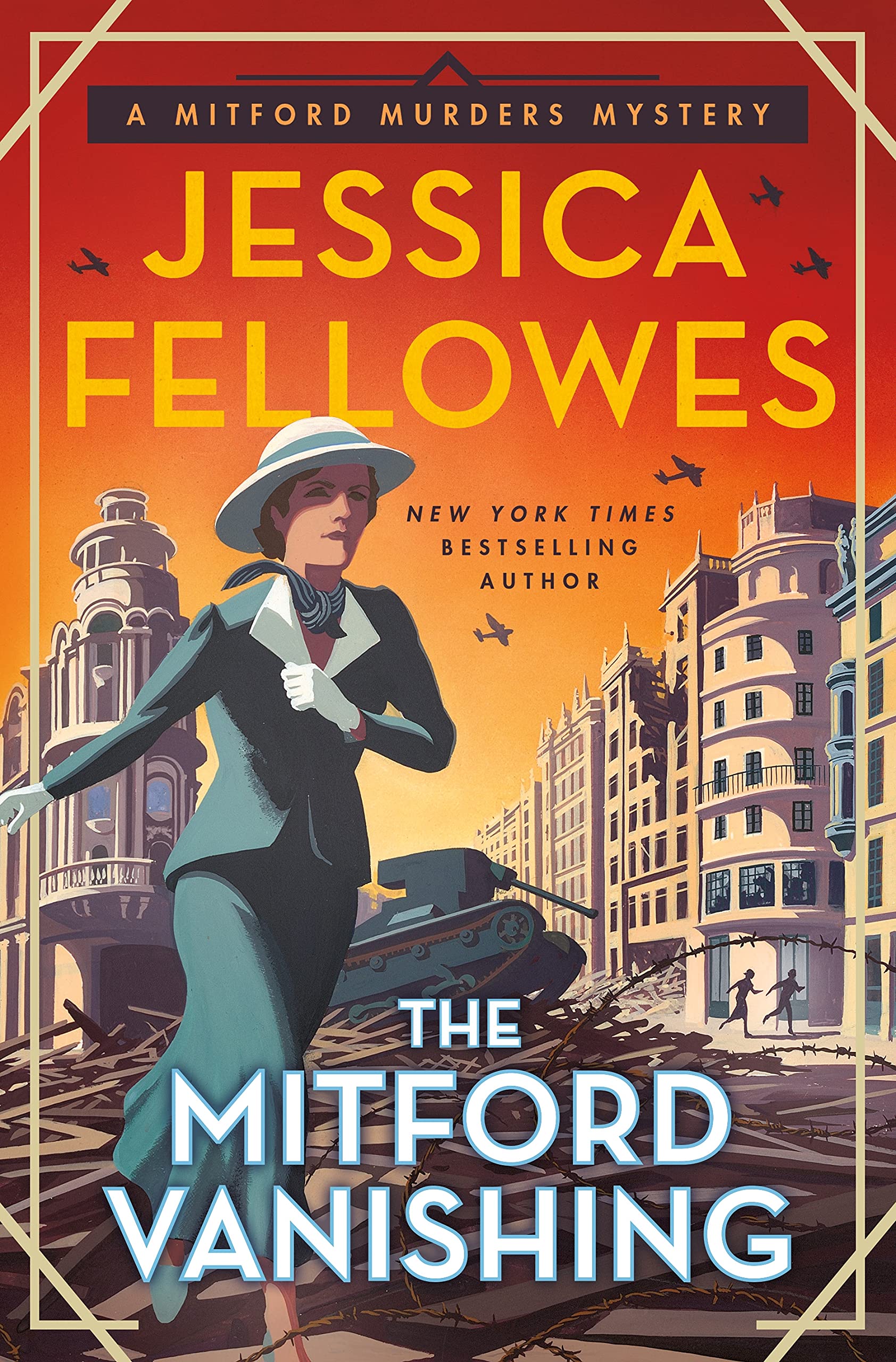 Cover image of "The Mitford Vanishing" by Jessica Fellowes.