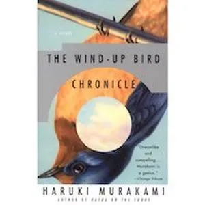 A graphic of the cover of The Wind-Up Bird Chronicle by Haruki Murakami