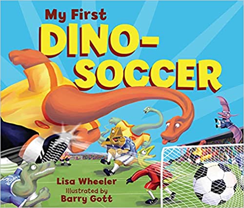 my first dino soccer book cover