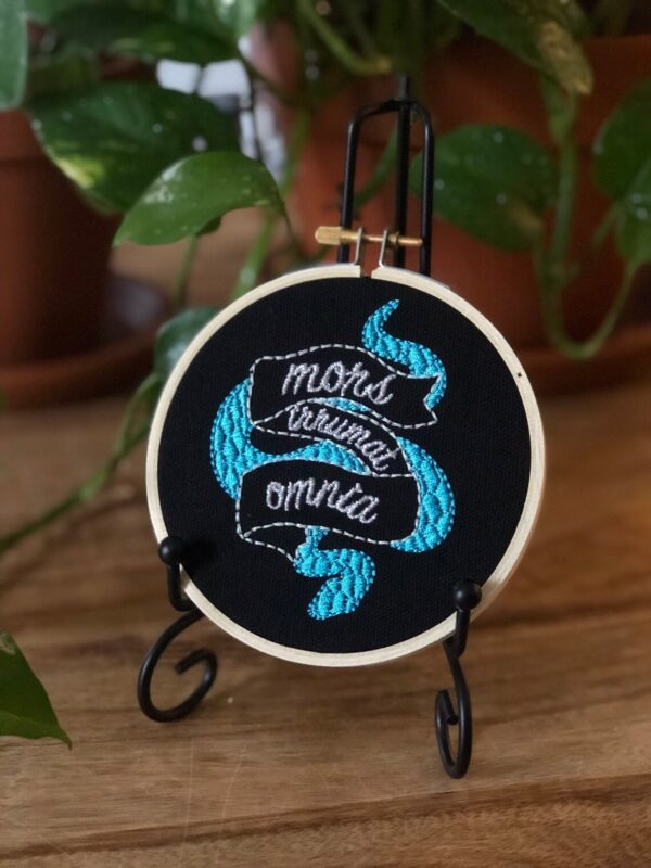 Ninth House gift embroidery