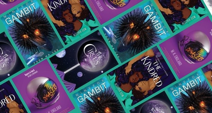 queer space opera book covers