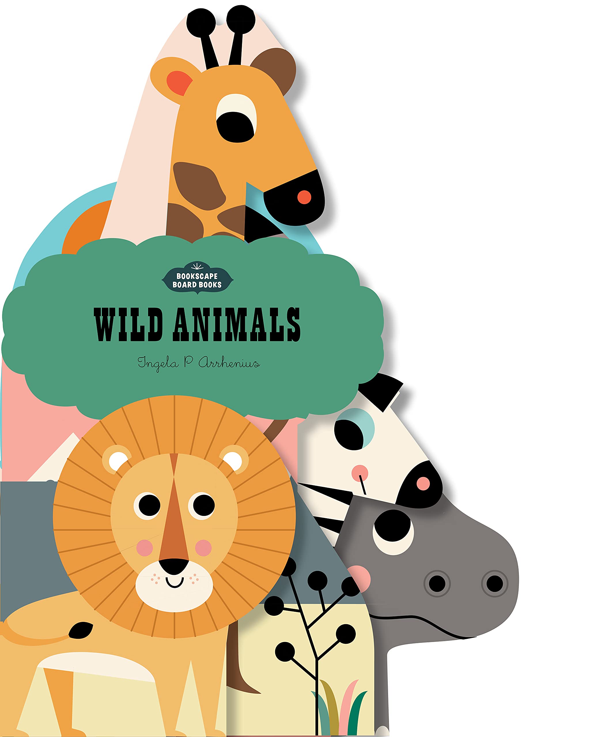 wild animals board book