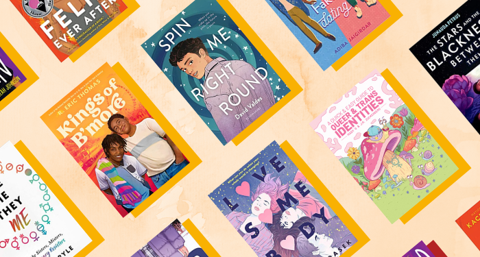 a collage of LGBTQ book covers