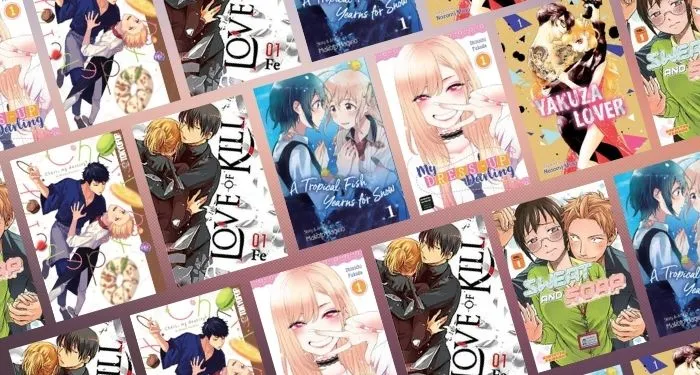 romance manga collage