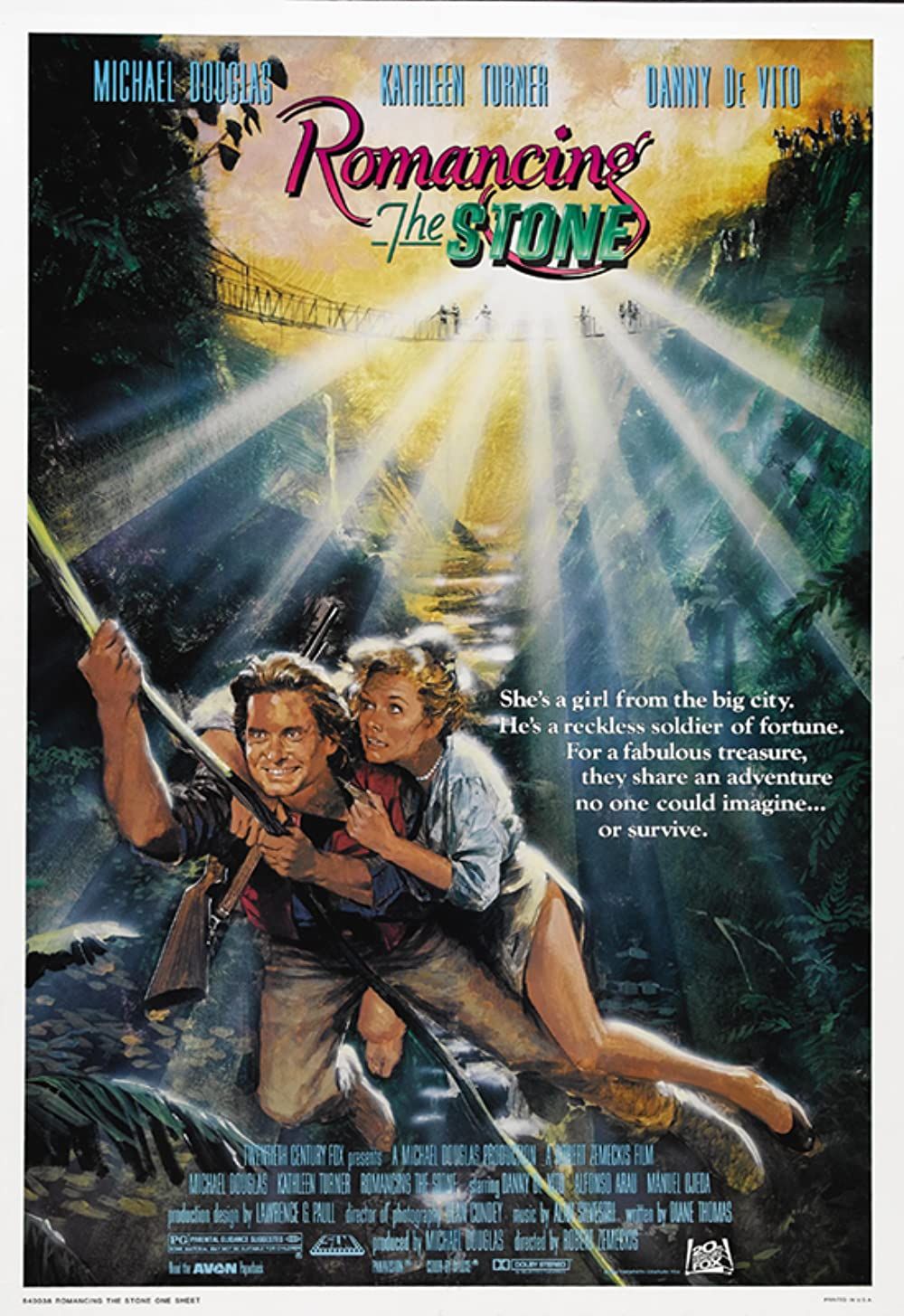 Romancing the Stone movie poster