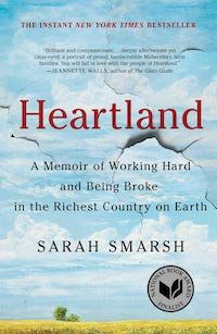 A graphic of the cover of Heartland by Sarah Smarsh