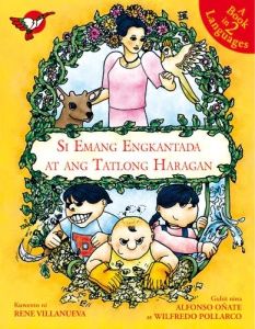 Cover of Si Emang Engkantada at ang Tatlong Haragan by Rene Villanueva