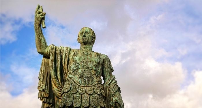 image of a julius caesar monument