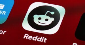 reddit app widget on a mobile device