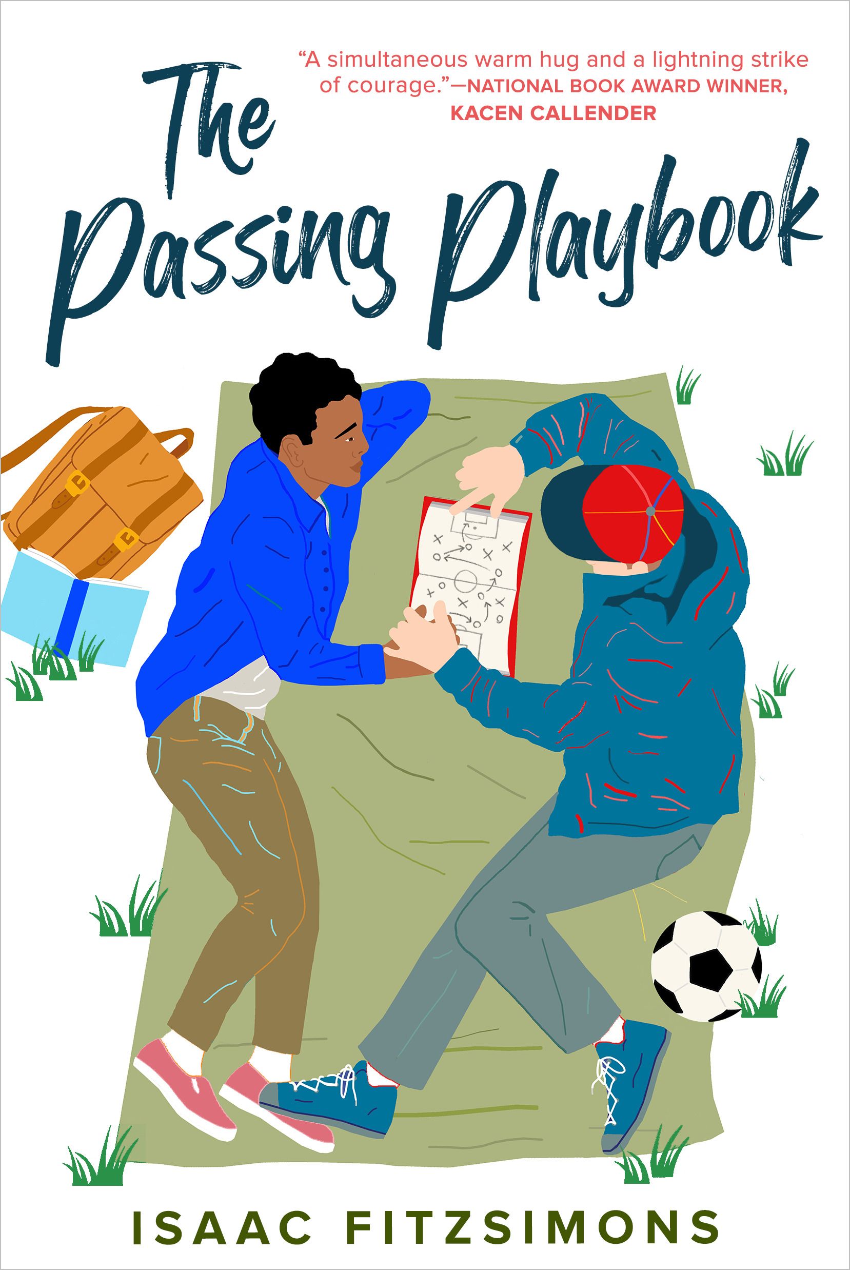 book cover for the passing playbook by isaac fitzsimons