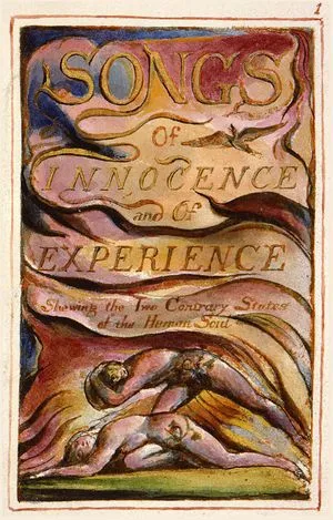 the painted cover of Songs of Innocence and Experience