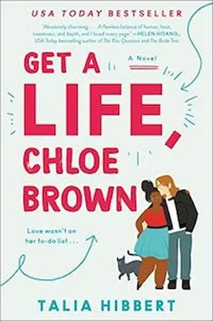 A graphic of the cover of Get a Life Chloe brown