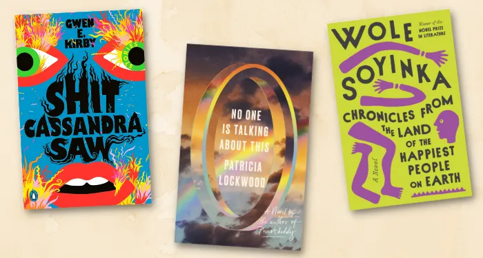a collage of three of the covers listed