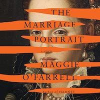 A graphic of the cover of The Marriage Portrait