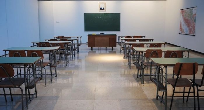 empty classroom