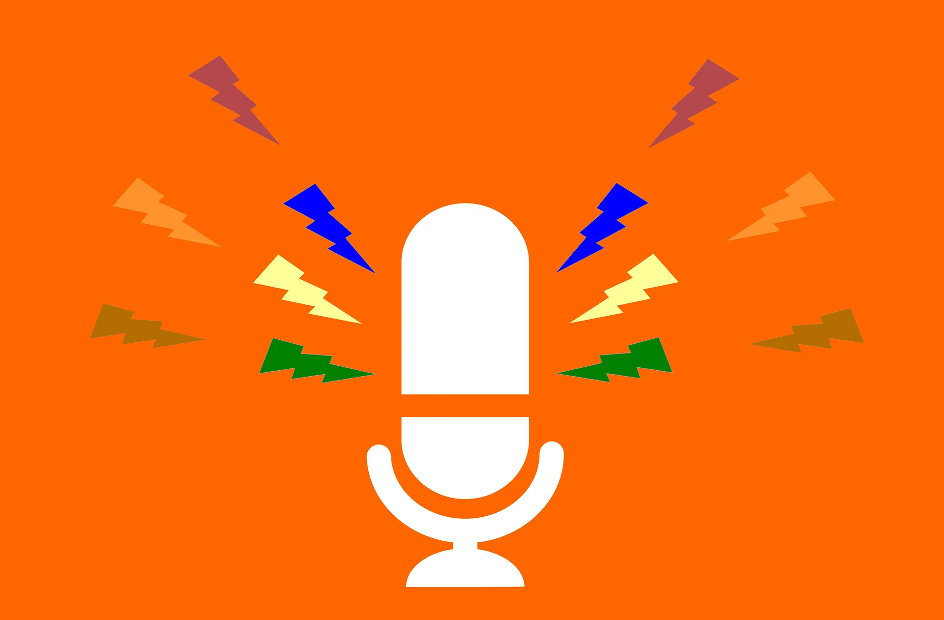 cartoon microphone