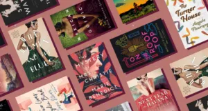 a collage of the covers listed